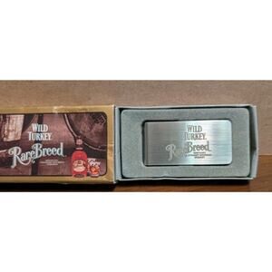 WILD TURKEY Rare Breed Zippo Money Clip NEW‎ NIB